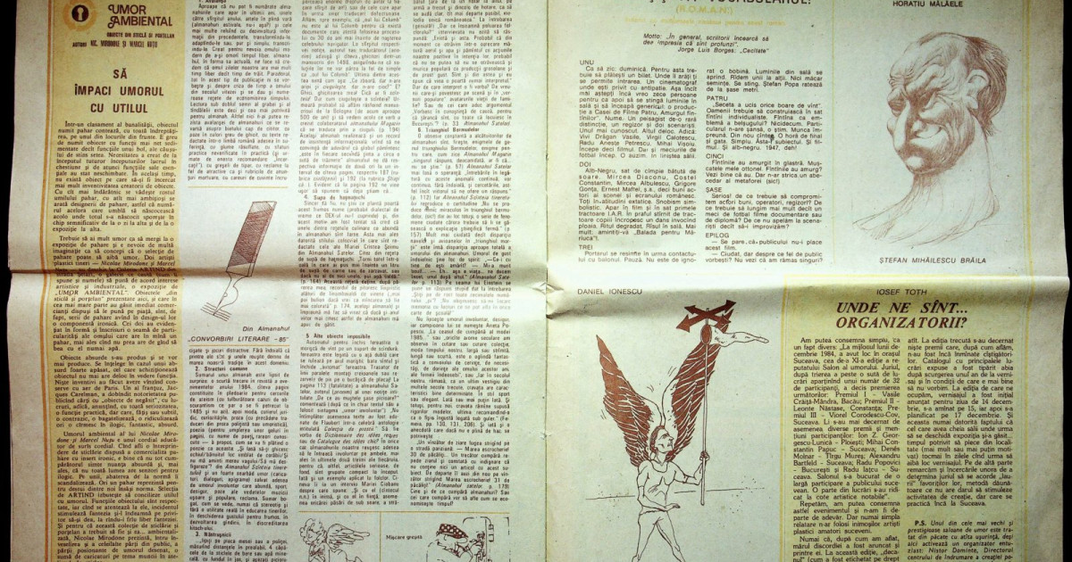 O „fișă informativă” din anii '80: În caricatură e prezentat un toboşar care tremură de frig, iar toba e o canistră de benzină goală