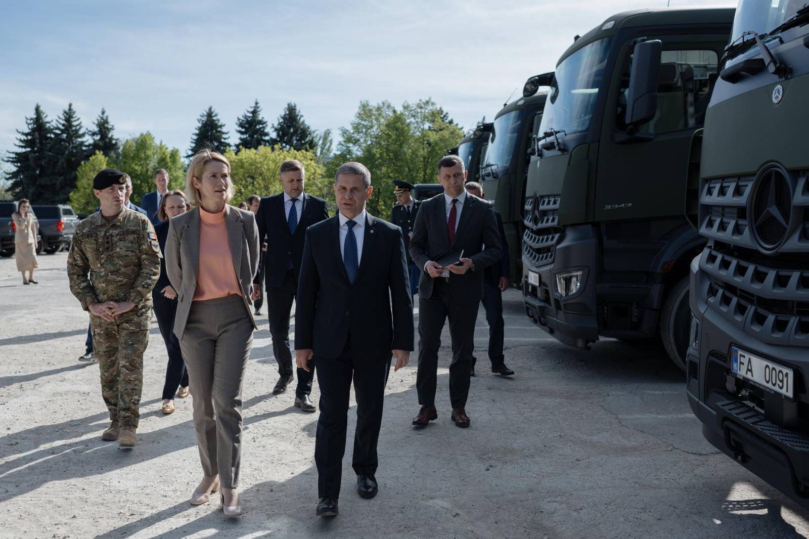 UE continuă modernizarea armatei Republicii Moldova. Kaja Kallas, vizită la Chişinău
