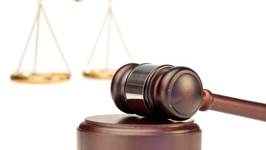 Gavel and scale of justice