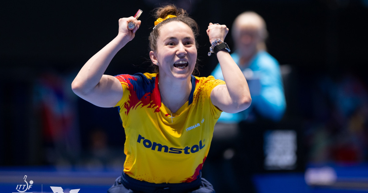 Echipa feminină a României s-a calificat în semifinalele Campionatelor Mondiale de tenis de masă de la Londra
