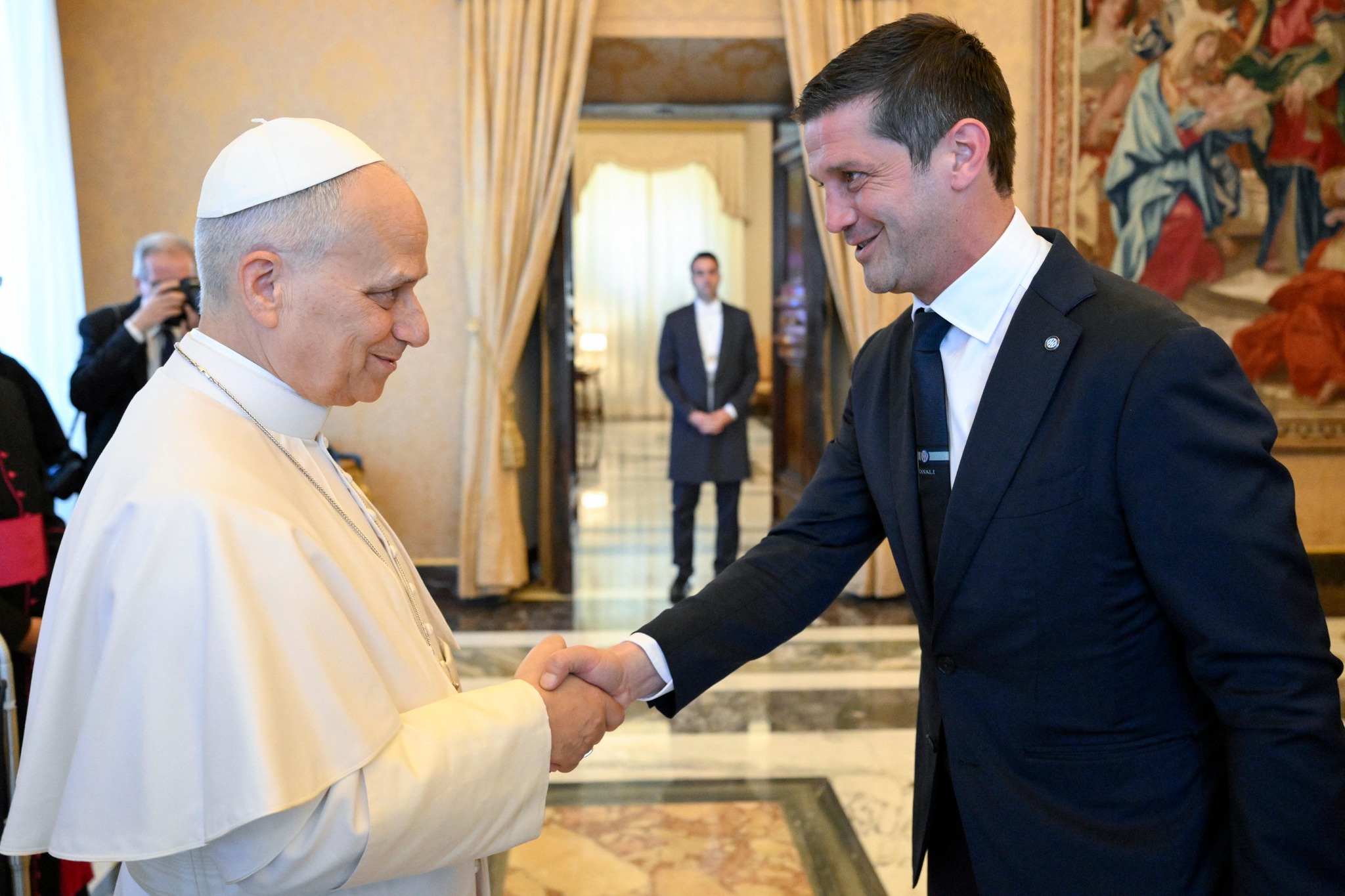 Cristi Chivu și campionii de la Inter au fost primiți de papa Leon. Mesajul transmis de suveranul pontif fotbaliștilor