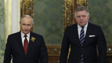 Vladimir Putin și Robert Fico