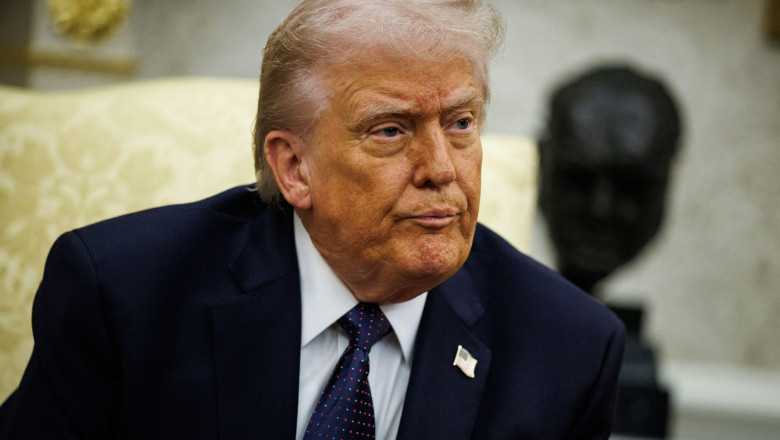 Washington, United States. 03rd Mar, 2026. U.S. President Donald Trump during a bilateral meeting with German Chancellor Friedrich Merz in the Oval Office at the White House on March 3, 2026 in Washington, DC Trump is meeting with the German Chancellor ju