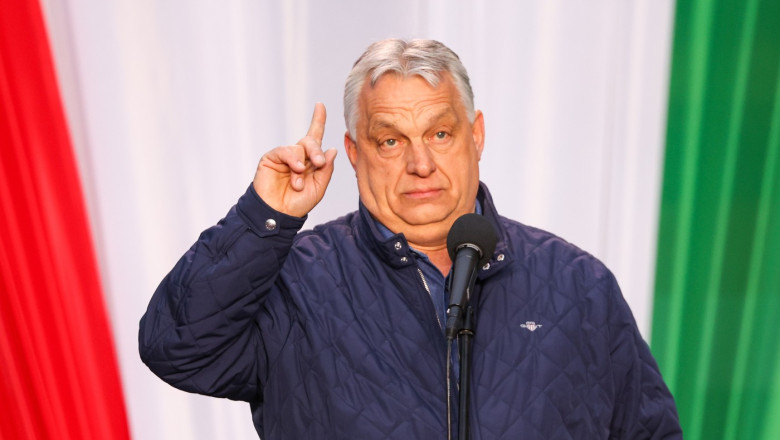 Hungarian PM Orban Holds Election Rally