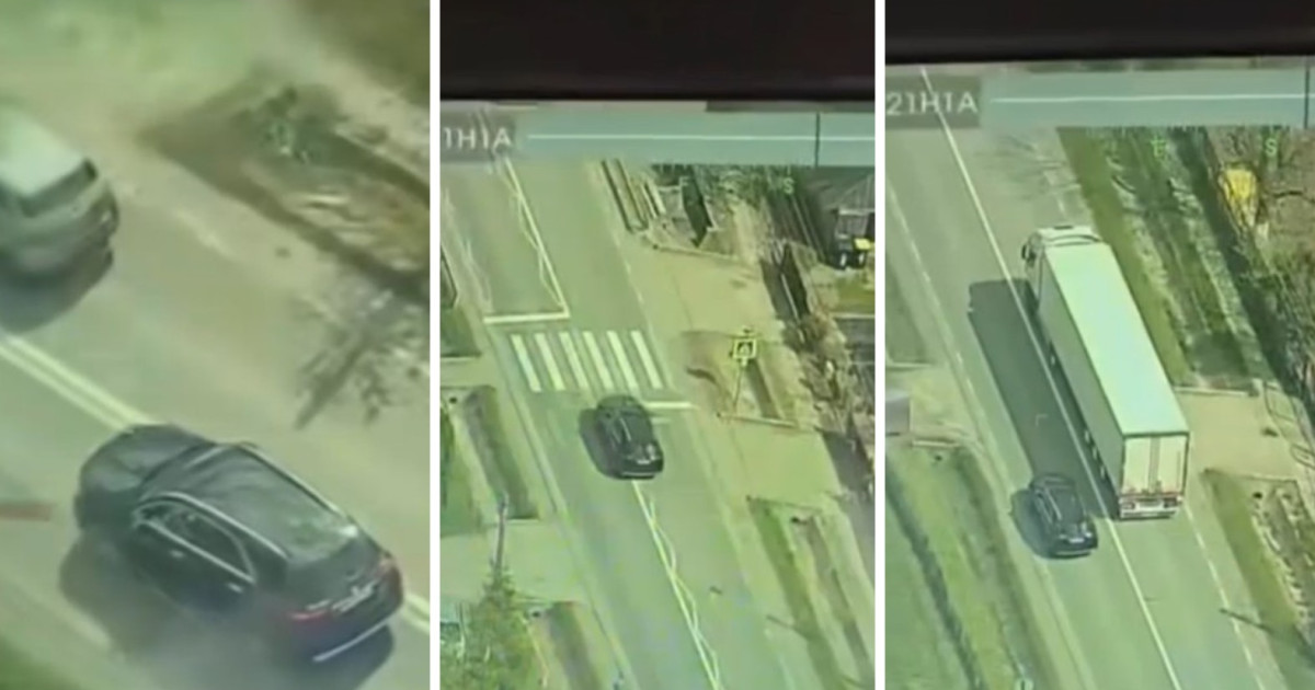 Depășiri periculoase, filmate din elicopter. Titi Aur: Prin Europa, pentru astfel de manevre se confiscă mașina și se anulează permisul