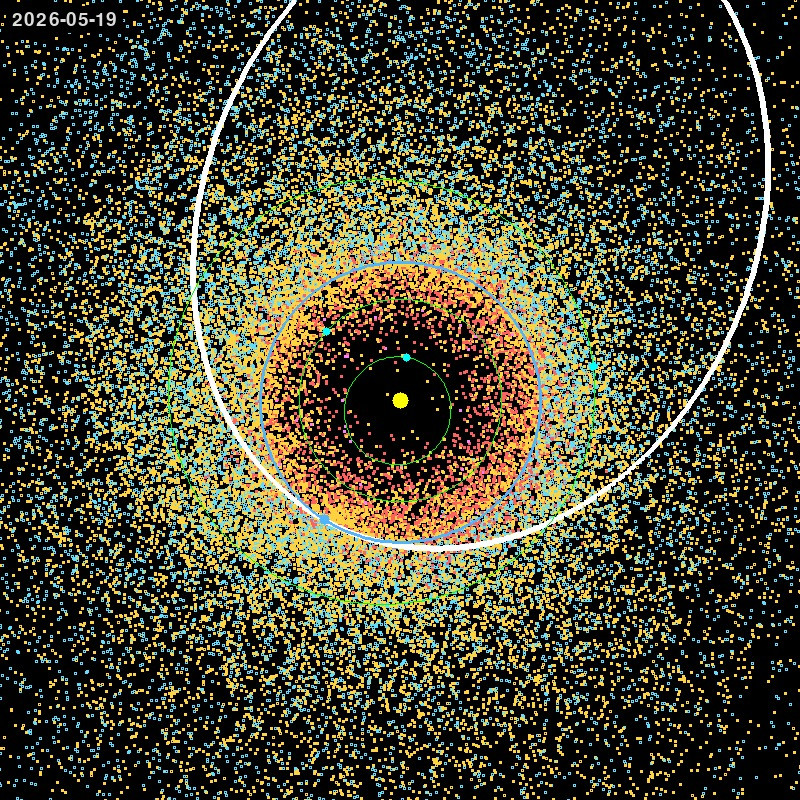 Asteroidul 2026 -JH2. Sursa foto: astronom Adrian Șonka