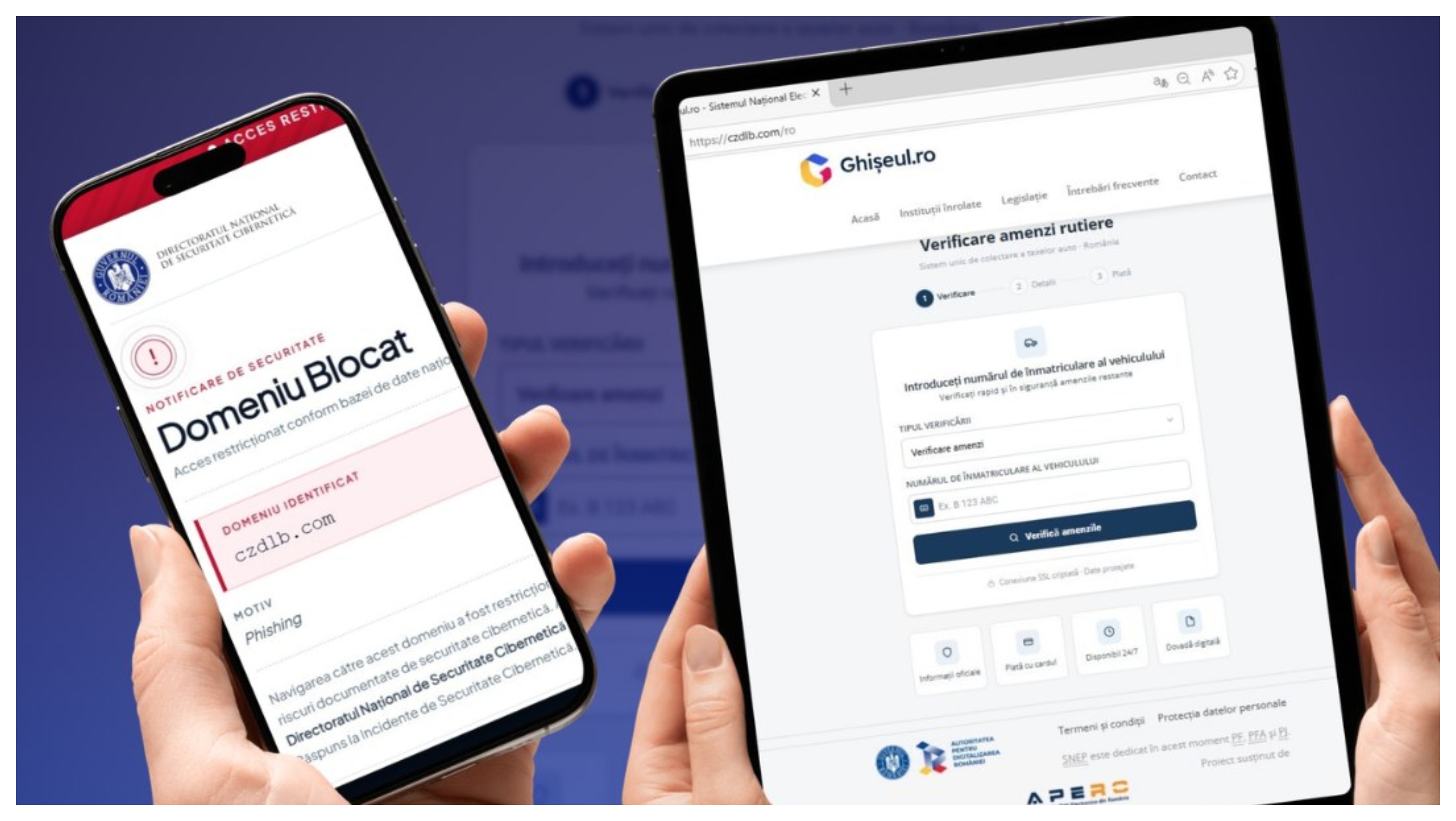 Escrocherie online cu Ghișeul.ro: SMS-uri false și pagini care cer datele cardului pentru „plata amenzilor”