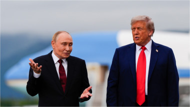Vladimir Putin și Donald Trump în Alaska