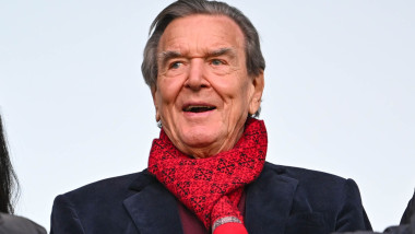 Gerhard Schroeder And Kim So Yeon Attend Hannover 96 Vs Eintracht Braunschweig Match In Hannover Germany - 20 Mar 2026