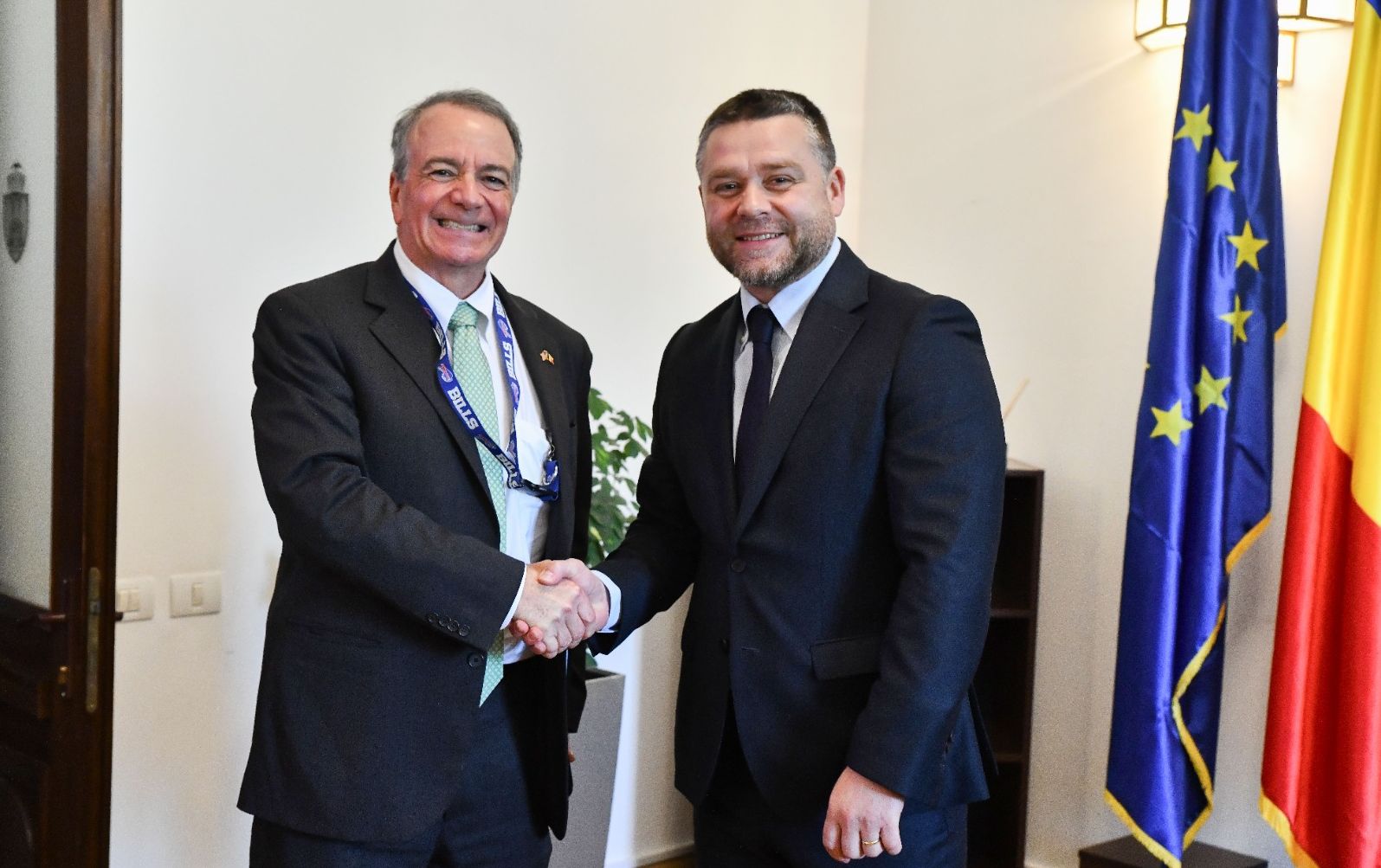 Ciprian Ciucu, întâlnire cu ambasadorul american Darryl Nirenberg: SUA se pot baza pe noi, rămânem una dintre ţările filoamericane