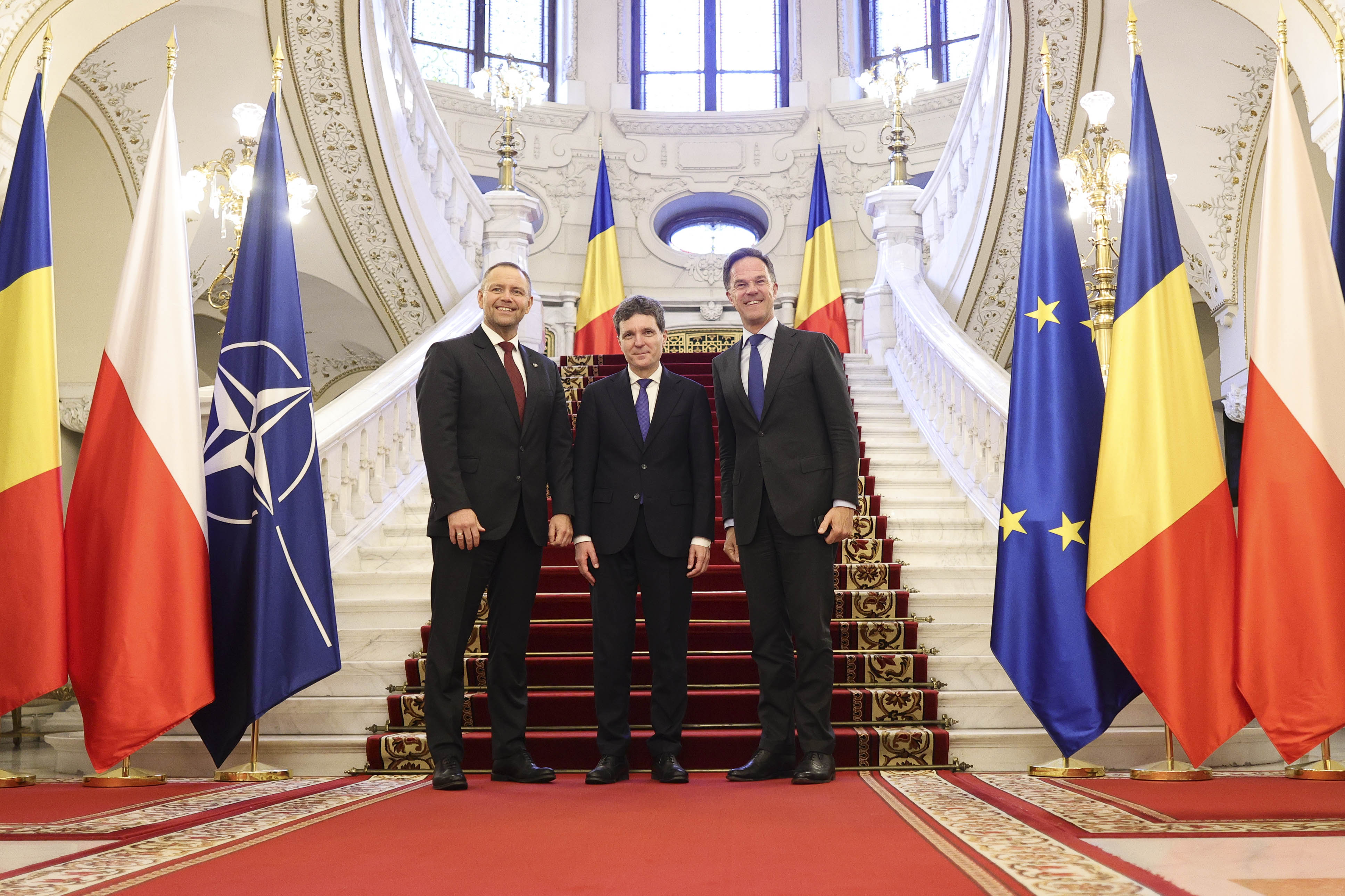 Summit B9: Nicusor Dan, intalniri cu presedintele Poloniei si Mark Rutte. „Tarile noastre sunt cetati pe Flancul Estic al NATO”