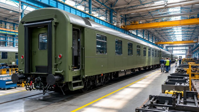 O companie românească fabrică la Arad vagoane militare pentru NATO