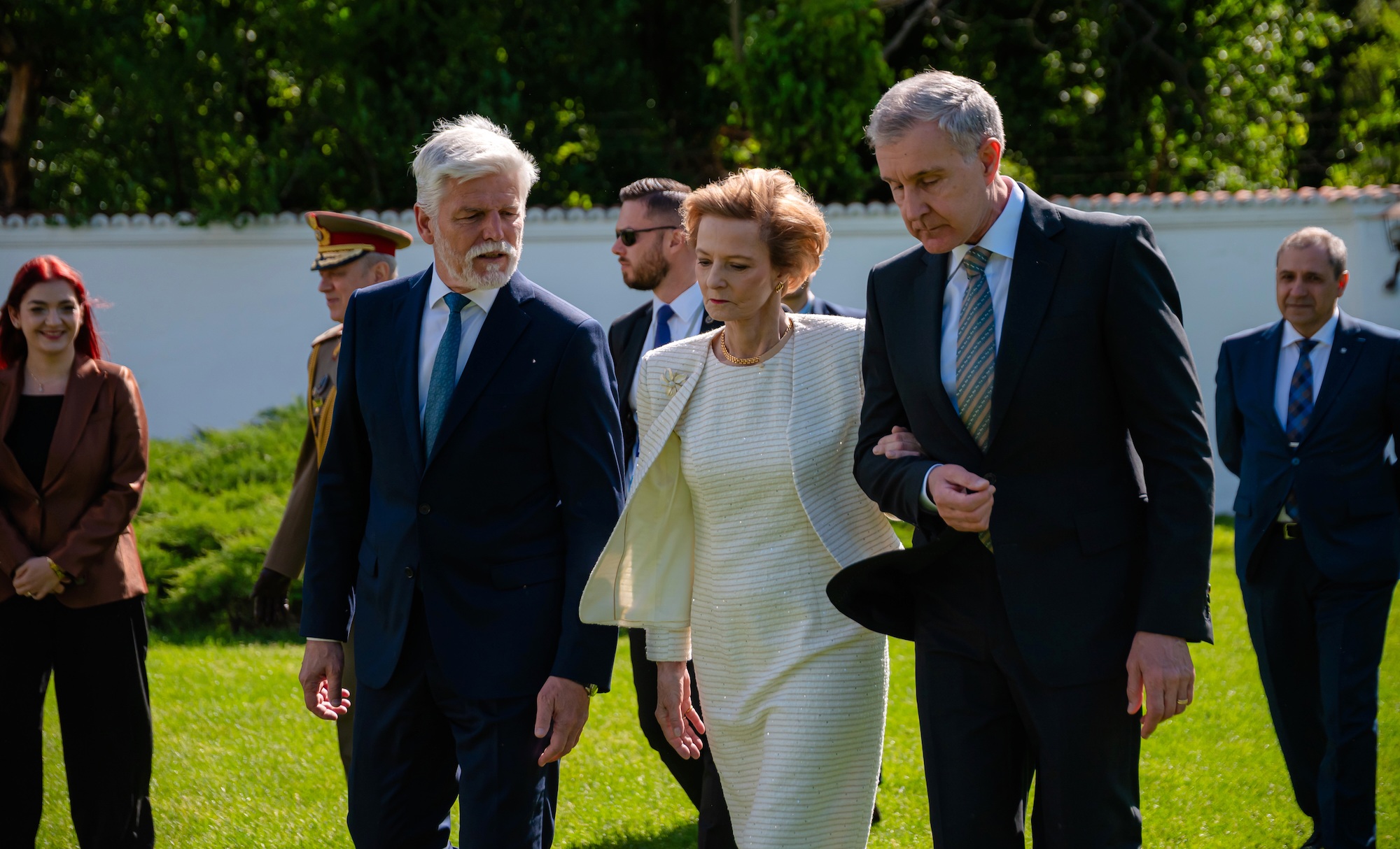Preşedintele Cehiei a fost primit la Palatul Elisabeta