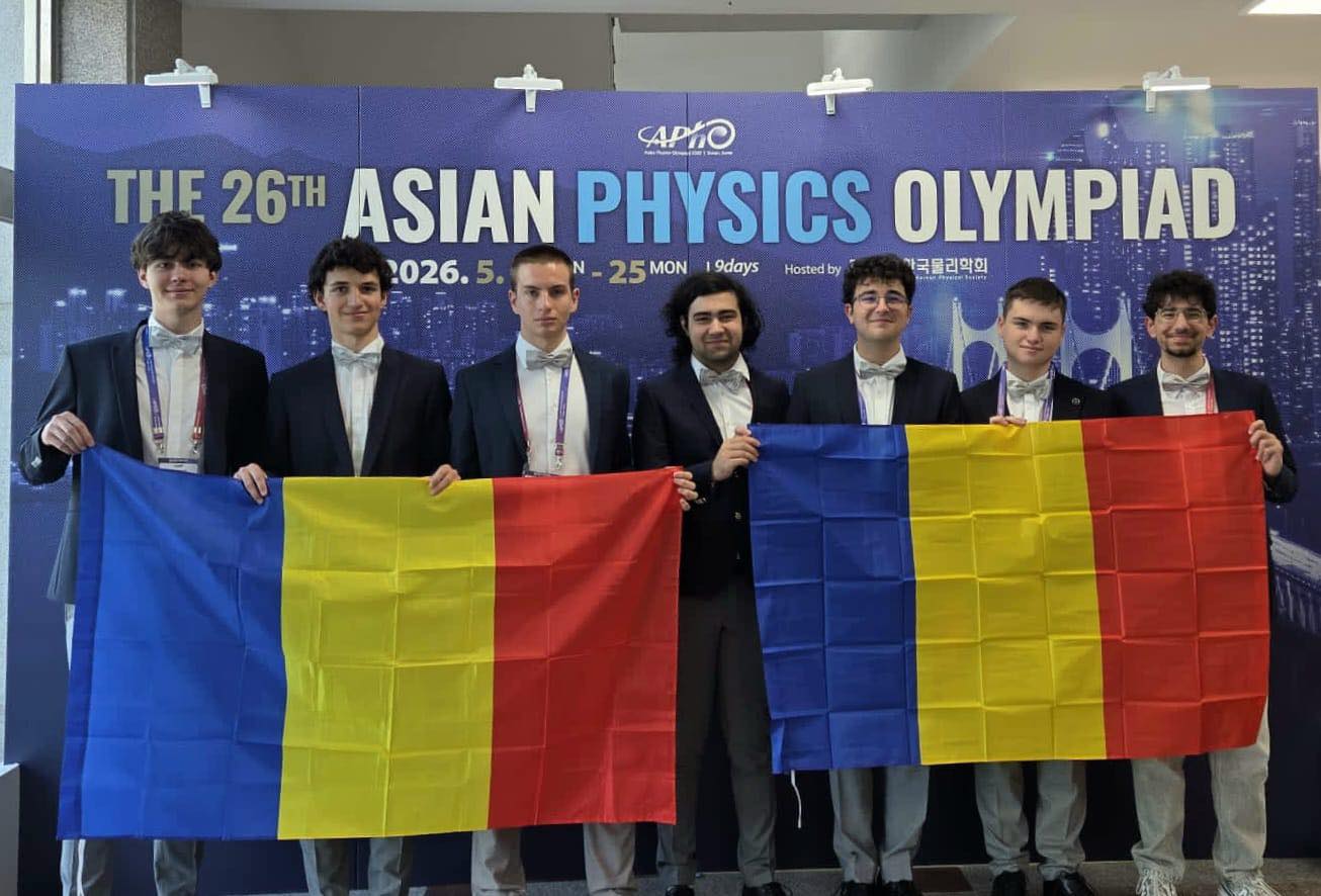 Succes pentru elevii români la Olimpiada Asiatică de Fizică 2026: trei medalii de argint, trei de bronz şi o menţiune de onoare