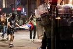 Clashes after student protests in Belgrade