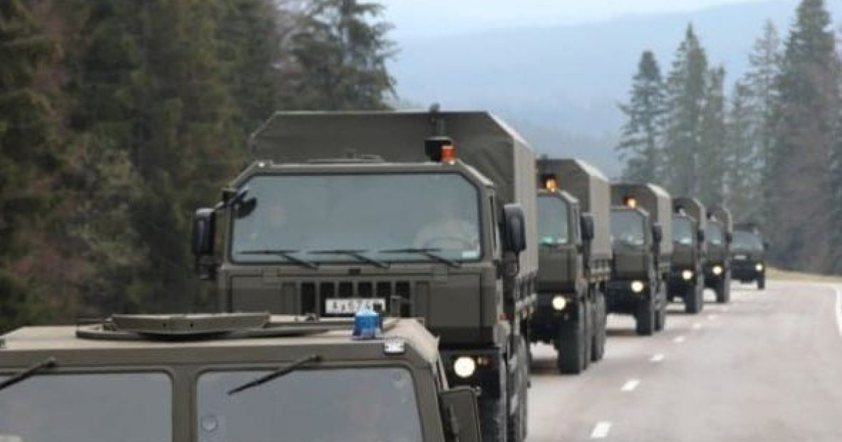 Coloane militare în Cluj și Bistrița-Năsăud