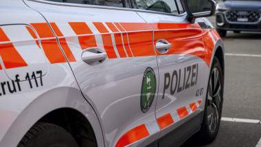 Mașină a poliției elvețiene. Foto Profimedia