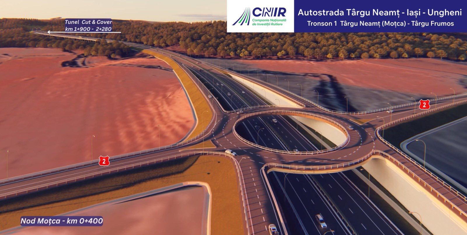 Primul contract SAFE pentru Autostrada „Unirii”, semnat: investiție de aproape 5 miliarde de lei pentru un tronson din A8