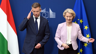Peter Magyar meets Ursula von der Leyen in Brussels