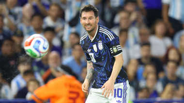 lionel messi pe teren