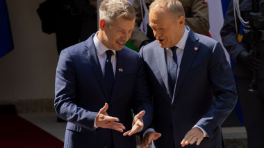 Hungarian Prime Minister Peter Magyar On First Visit To Poland, Warsaw - 20 May 2026