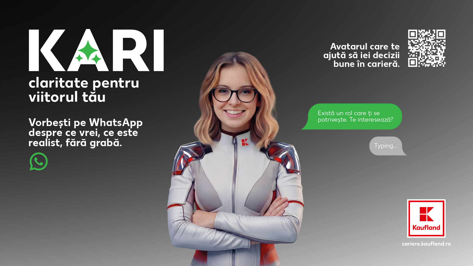 (P) Kaufland lansează Kari Era – un avatar AI pentru orientarea în carieră a tinerilor