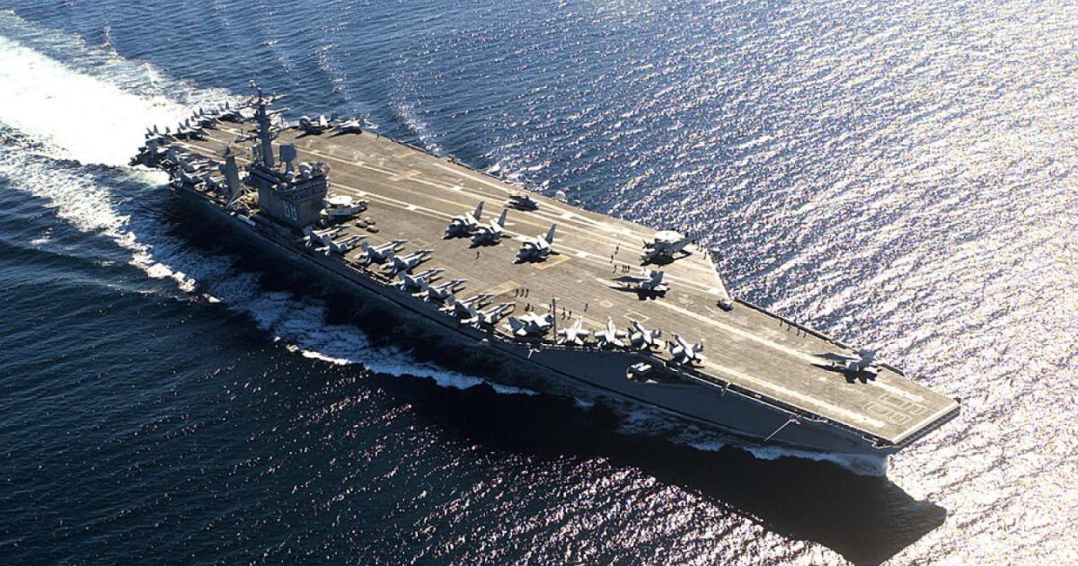 USS Nimitz în Marea Caraibelor