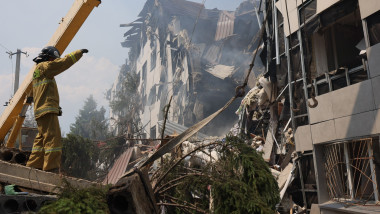 Damage From Ukrainian Drone Strike On Starobelsk, Russia