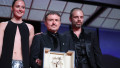 Renate Reinsve, Cristian Mungiu și Sebastian Stan.