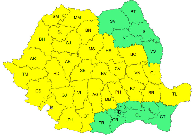 HARTĂ. Avertizare de furtuni cu tunete și grindină în aproape toată țara. Când se strică vremea 2 Screenshot 2026-05-31 104726