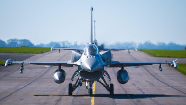 Polish Air Force F16 Falcons operating as part of Exercise Cobra Warrior UK, photographed at RAF Waddington, March 2026