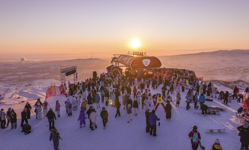 CHINA XINJIANG ALTAY SKI RESORT POPULARITY (CN)
