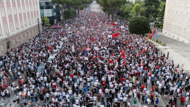 proteste in albania