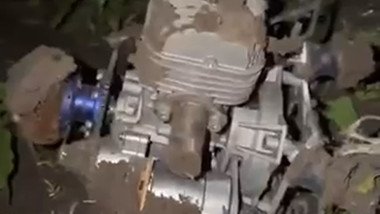 Dronă explodată la Orhei. Foto captură video