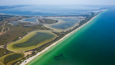 Kinburn Spit in Mykolaiv region of Ukraine