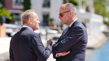 Donald Tusk și Friedrich Merz