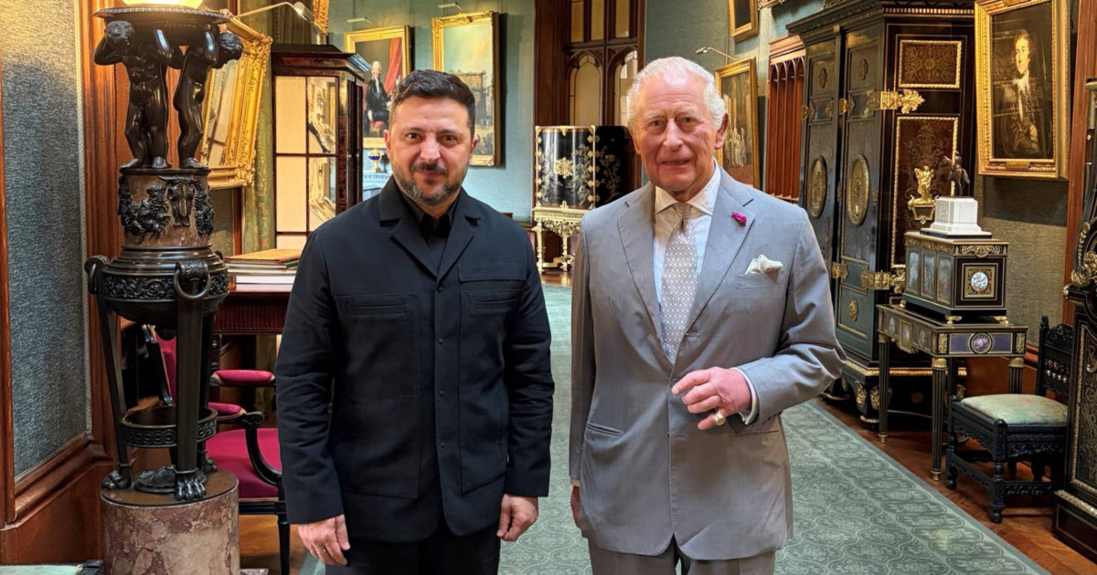 Zelenski s-a întâlnit cu regele Charles al III-lea