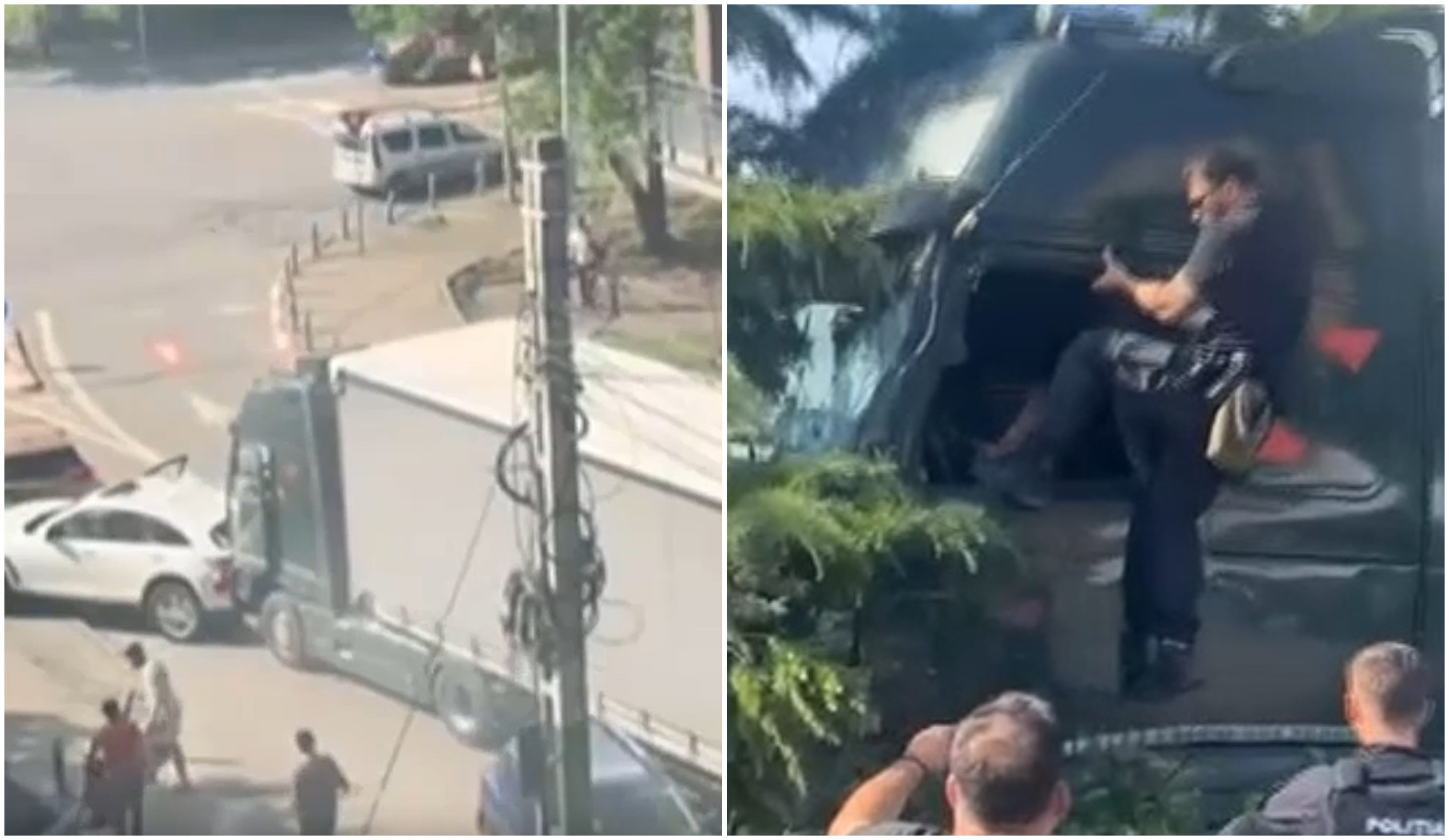 Primele declarații ale șoferului de TIR lovit de polițiștii locali din Constanța: „Mi s-a făcut rău. Nu știu ce s-a întâmplat”