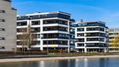 Glattpark Opfikon Opfikon, Switzerland, 4th Mar 2026: View of Glattpark in Opfikon. An urban residential complex consist