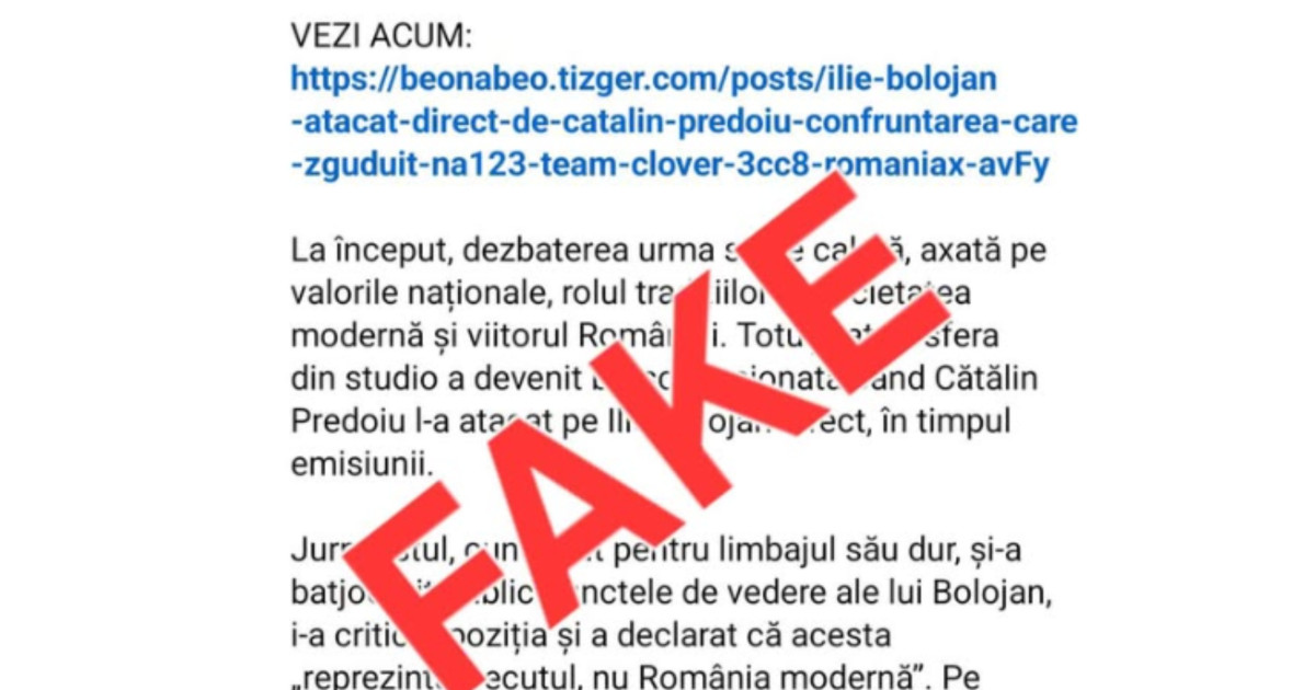 MAI avertizează: conturi false răspândesc informații