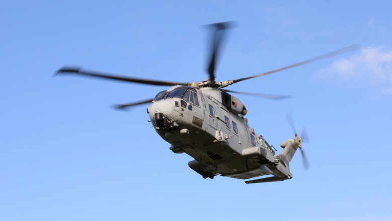 elicopter Merlin Mk4 in zbor