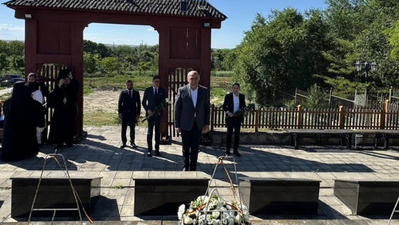 ilie bolojan la Mănăstirea Eroilor Români de la Ţiganca