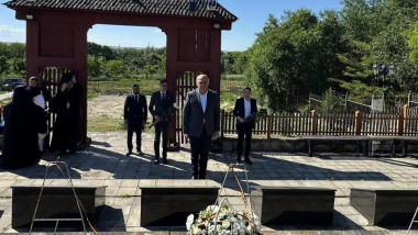 ilie bolojan la Mănăstirea Eroilor Români de la Ţiganca