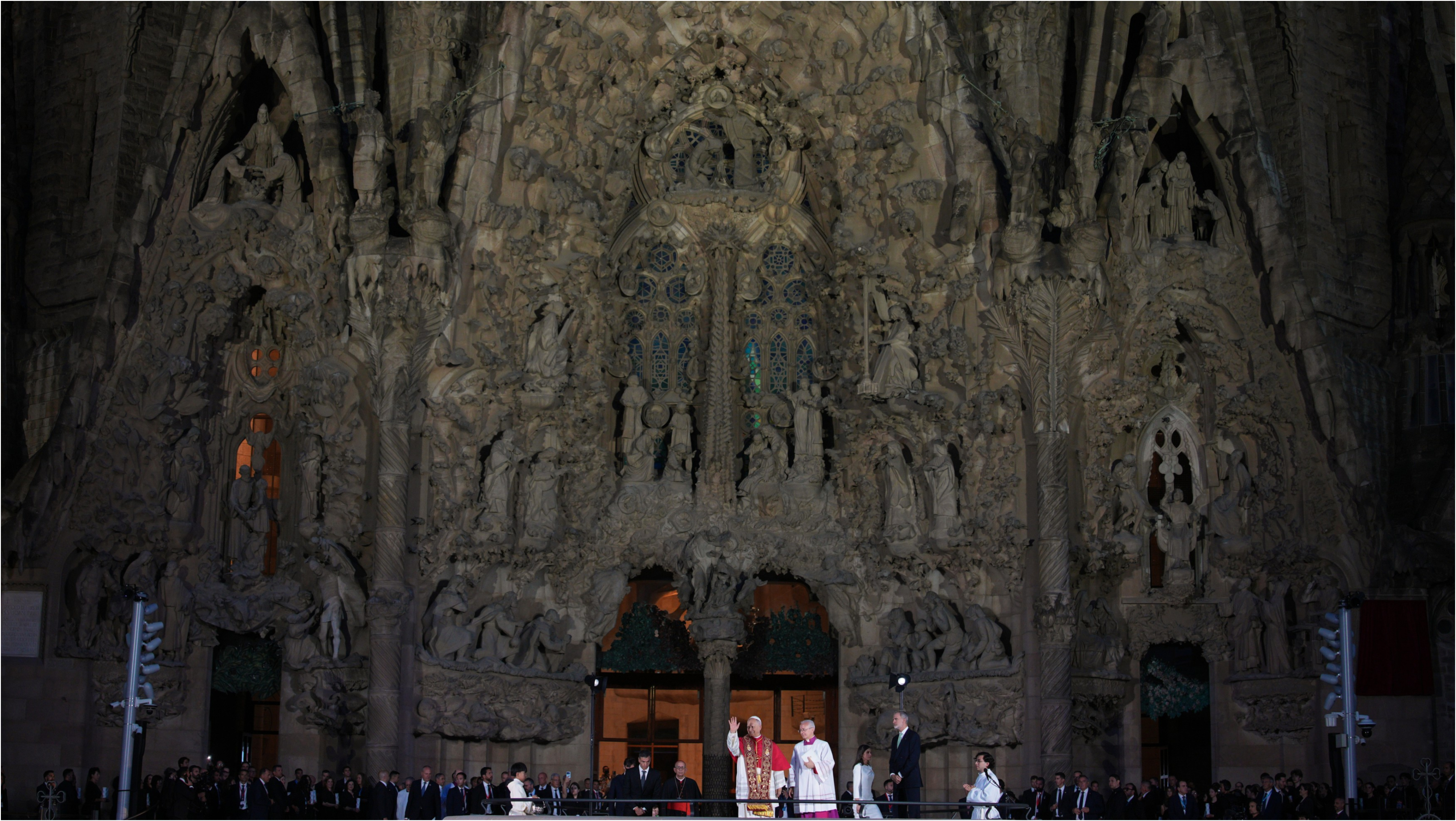 Papa Leon a binecuvântat visul lui Gaudi, Sagrada Familia, la o sută de ani după moartea arhitectului modernist