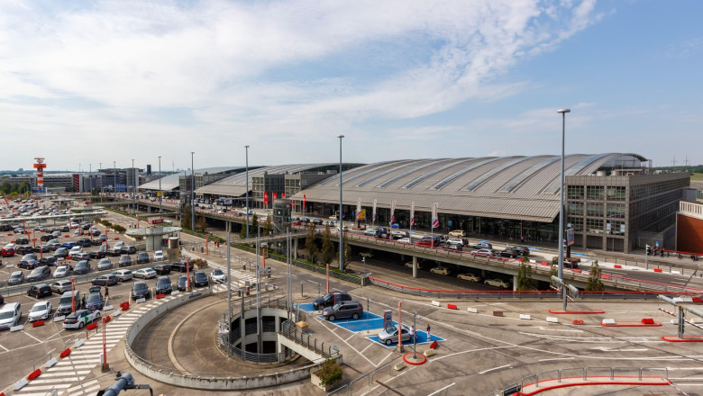 Hamburg Airport terminals in Germany