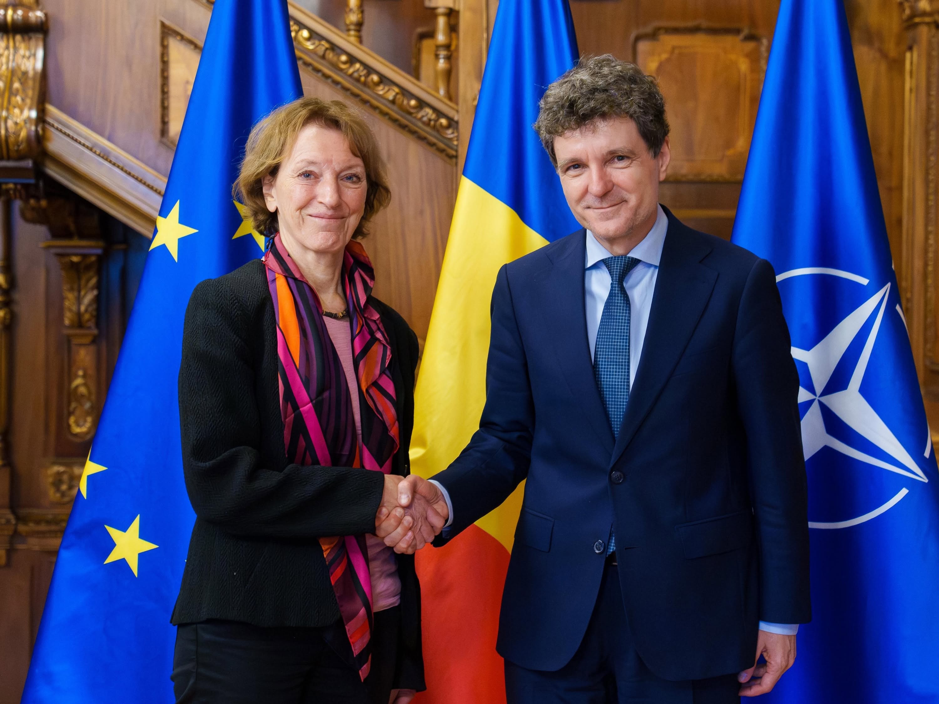 Nicușor Dan, întâlnire cu șefa Consiliului Europen pentru Cercetare: Să construim instituţii capabile să susțină talent științific