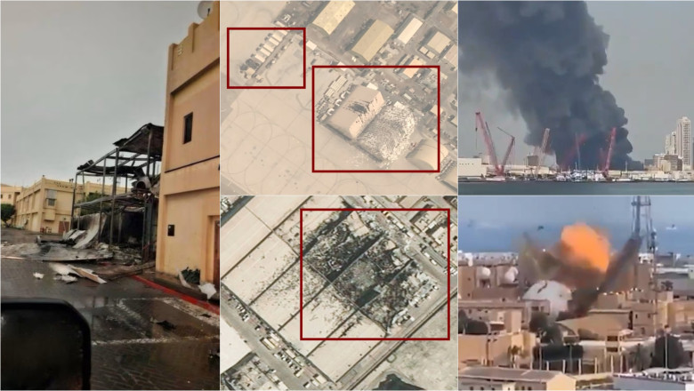 explozii și pagube la baza navală a SUA din Bahrain în urma atacurilor iraniene