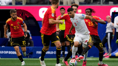faza de joc din meciul belgia - iran