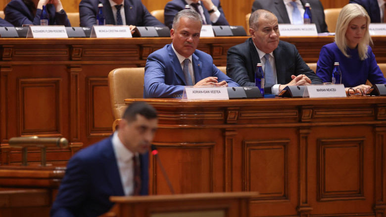 Votul în Parlament pentru Cabinetul Veștea. Foto Inquam Photos George Călin