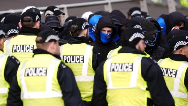 polițiști în Glasgow